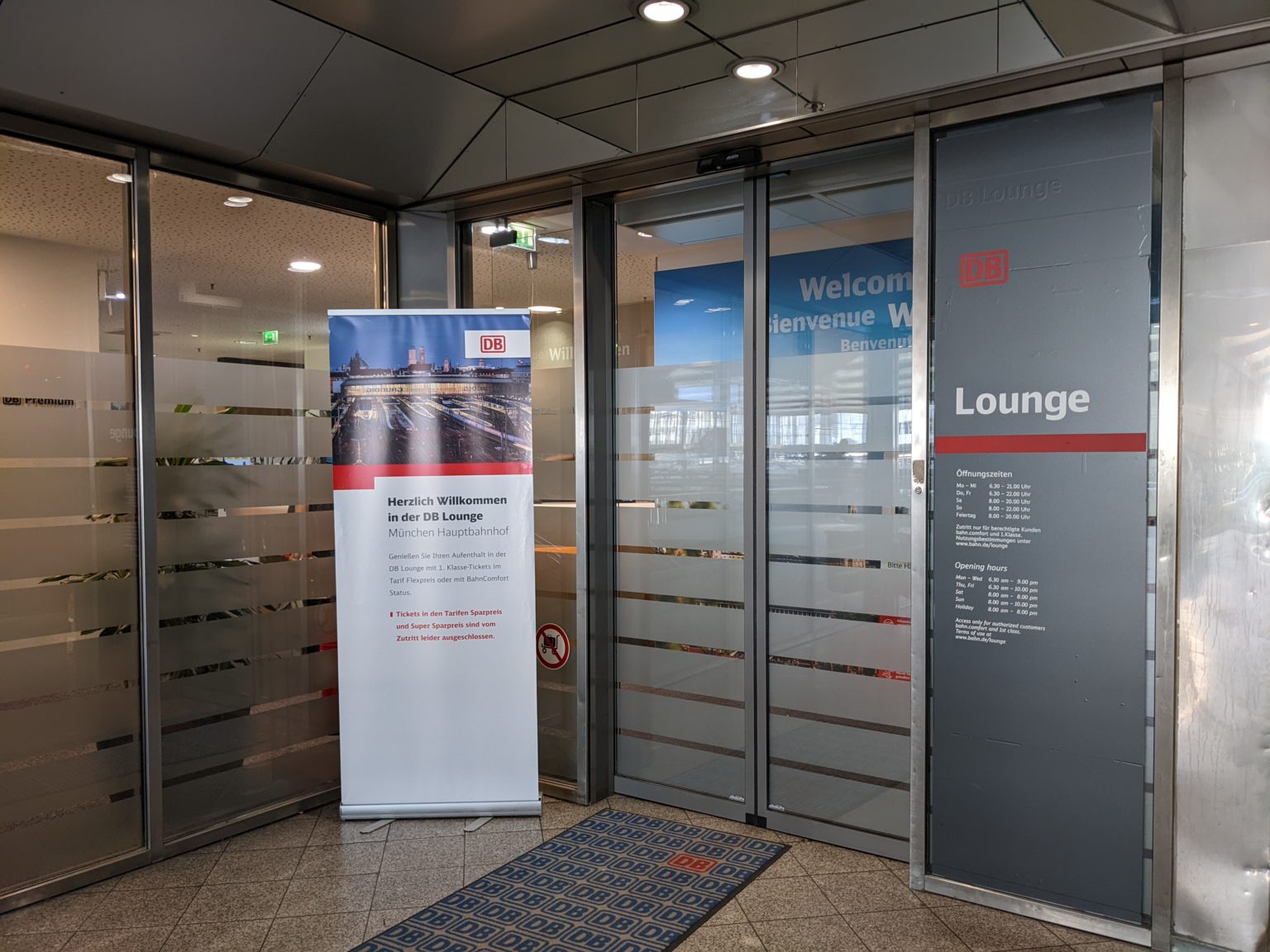 DB Premium Lounge München Hbf › Bahnsozialstudie.de