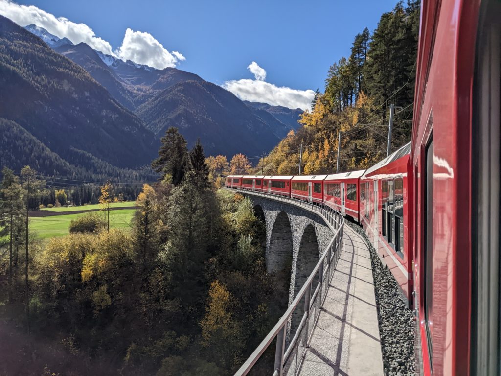 Das Landwasserviadukt der Albulabahn