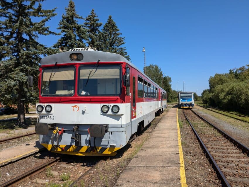 ZSSK 913 035 in Vrbovce